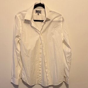Express 1MX Fitted White Shirt
